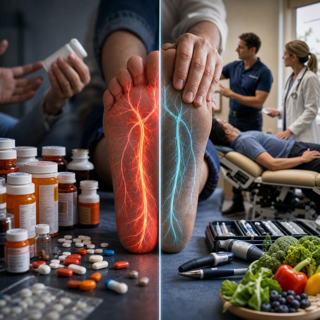 Foot neuropathy: medications versus lifestyle